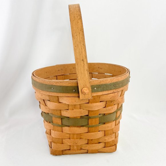 Vintage Longaberger Christmas Collection 1988 Edition Poinsettia Basket - Picture 4 of 8